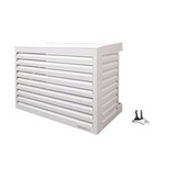 QVENTI Airco cover louvre basis Wit 115*85*57,5cm