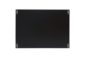 QVENTI Airco cover louvre achterplaat Zwart 100*75cm