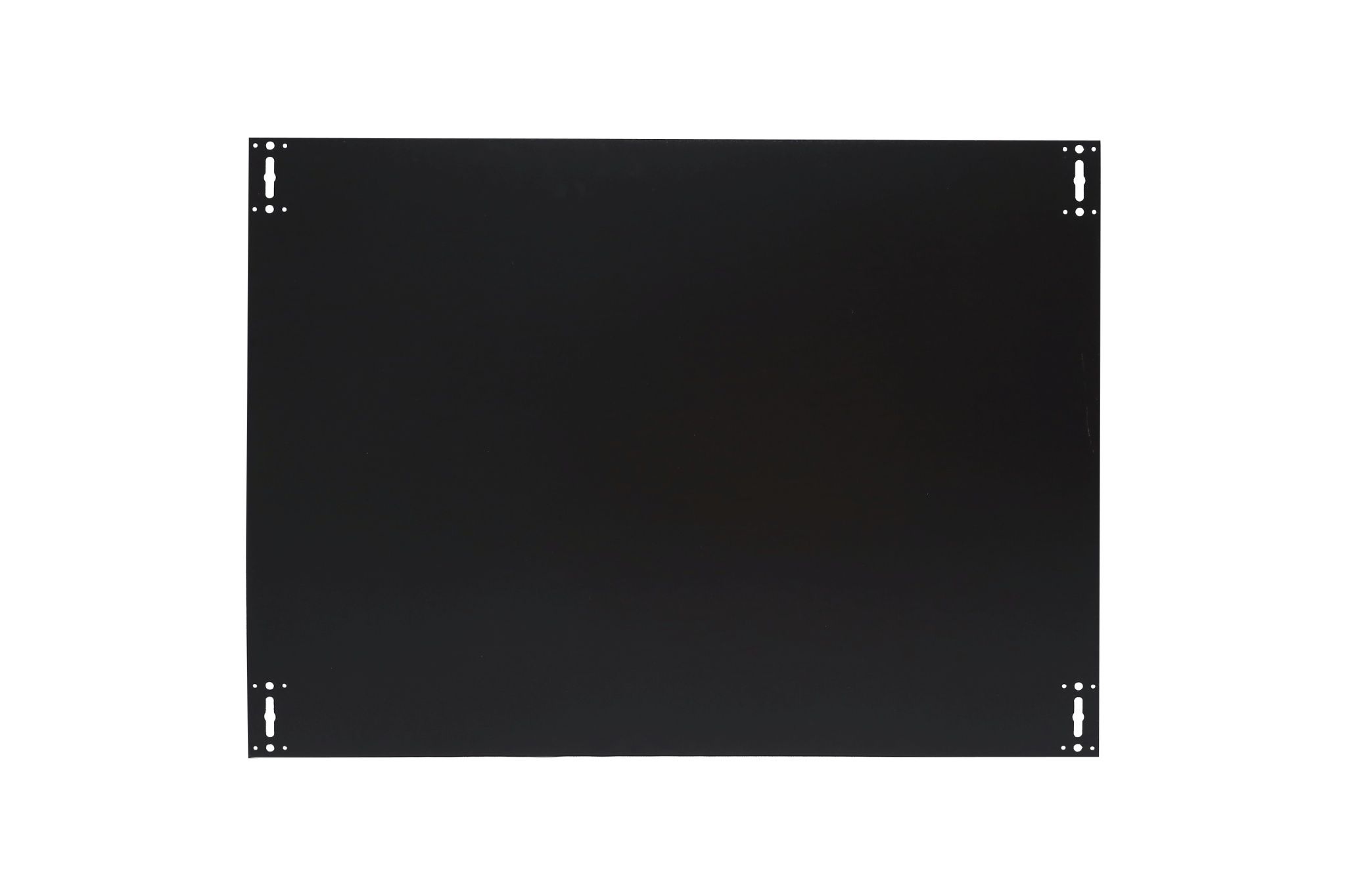 QVENTI Airco cover louvre achterplaat Zwart 100*75cm