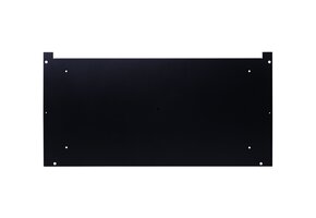 QVENTI Airco cover louvre bodemplaat Zwart 115*57,5cm