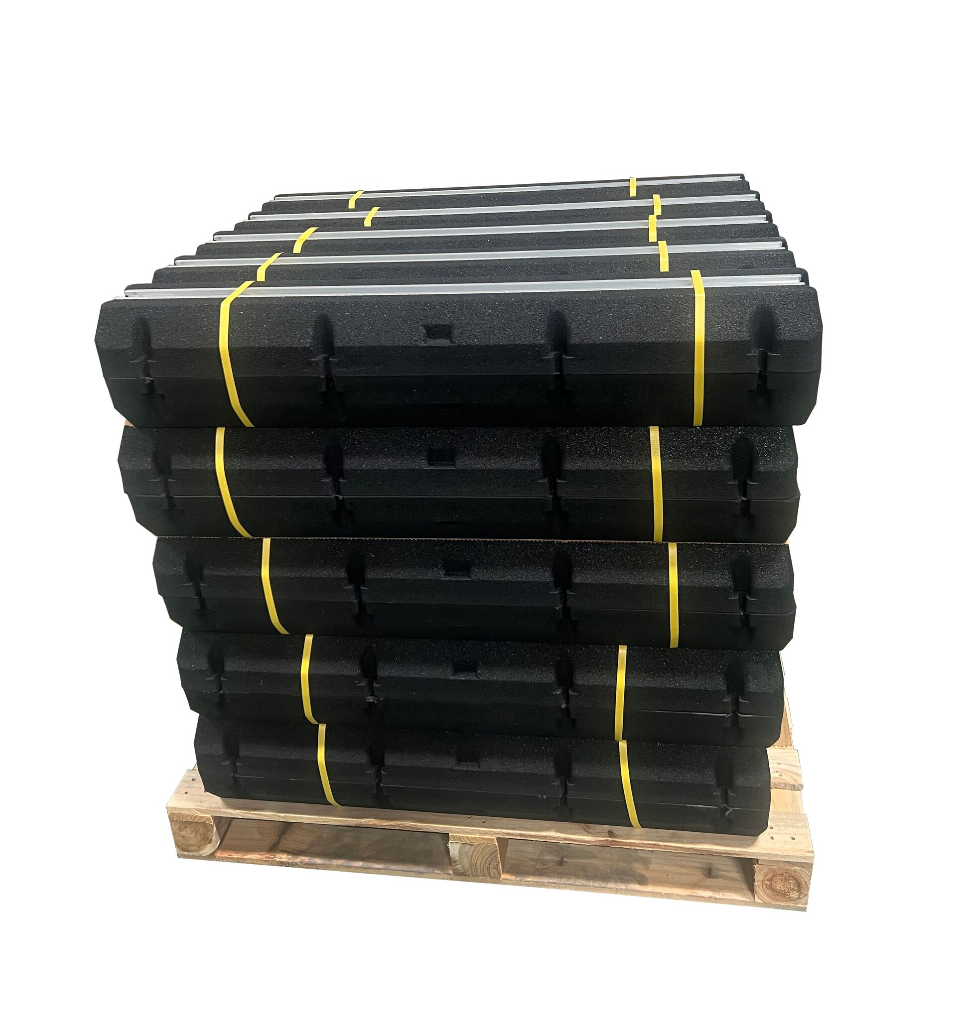 QVENTI Set rubberen opstelblokken 100cm