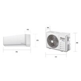 QVENTI Matador Single-split Wand airco set 3.5kW