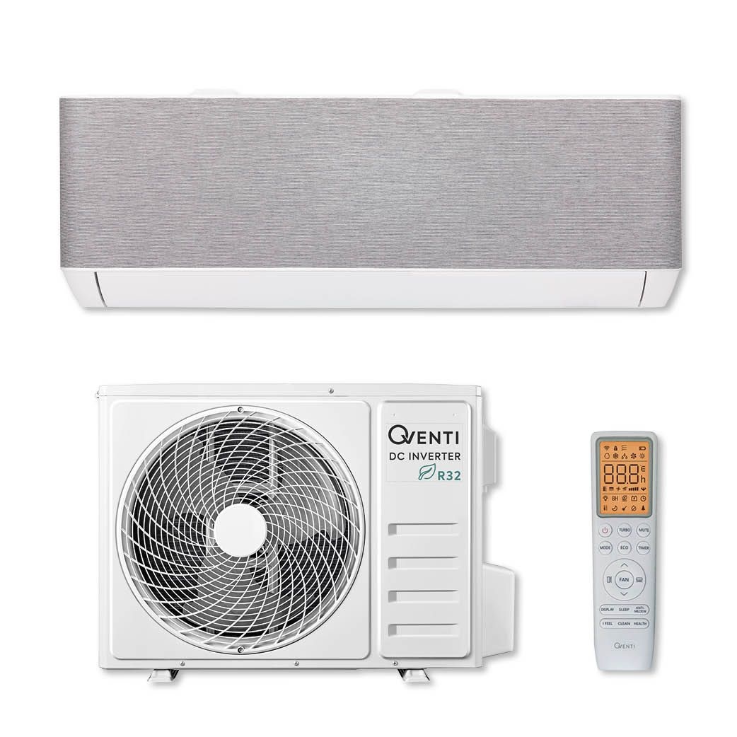 QVENTI Flex Design Antraciet Single-split wand airco 7kW