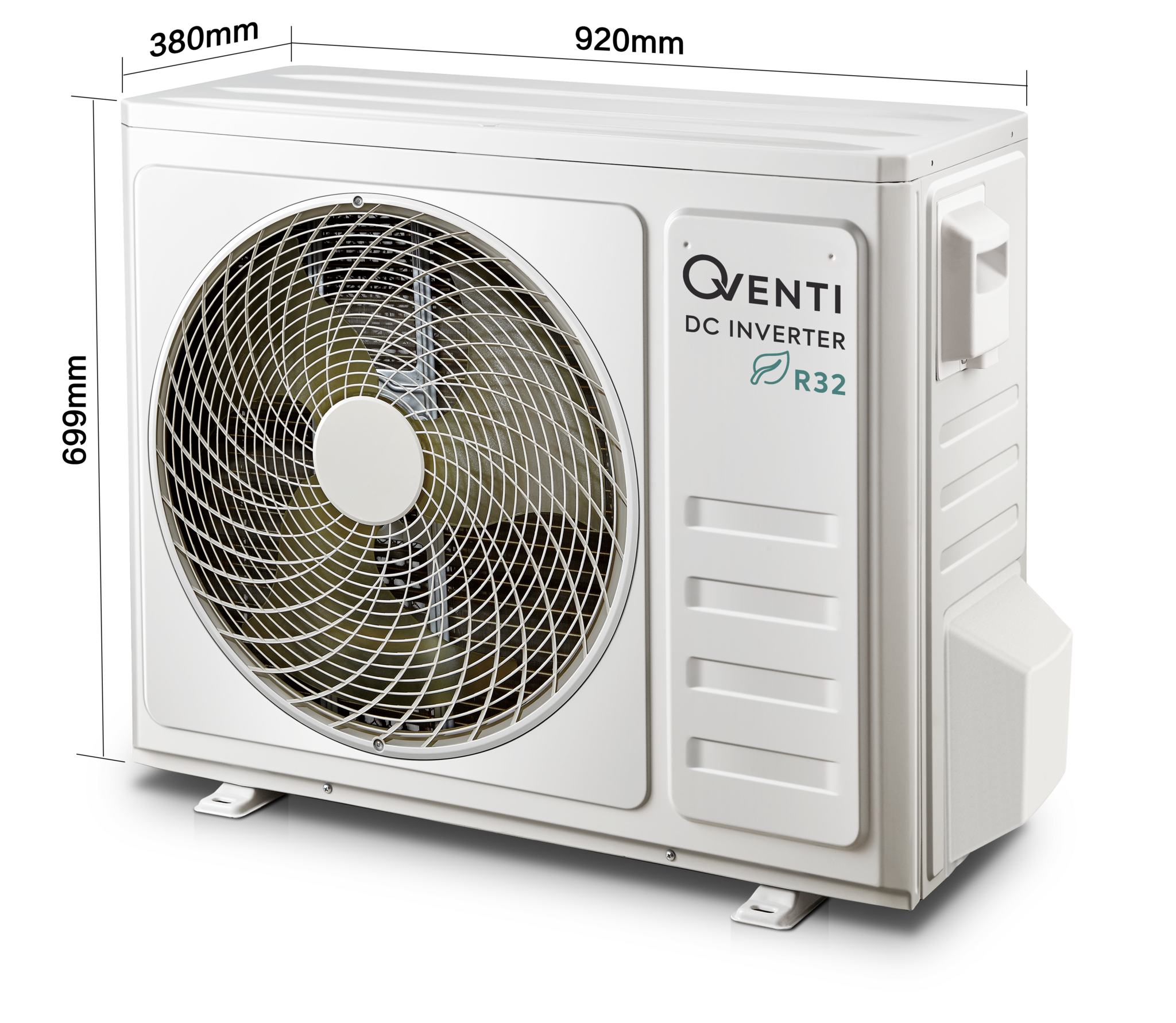QVENTI Flex Design Beige Single-split wand airco 7kW