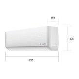 QVENTI Flex Design Antraciet Single-split wand airconditioner 3.5kW