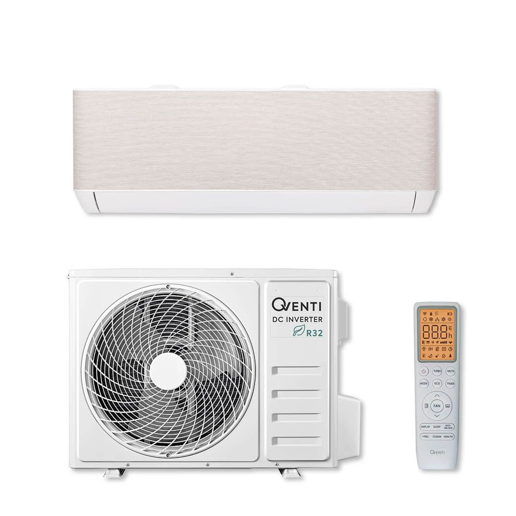 QVENTI Flex Design Beige Single-split wand airconditioner 3.5kW