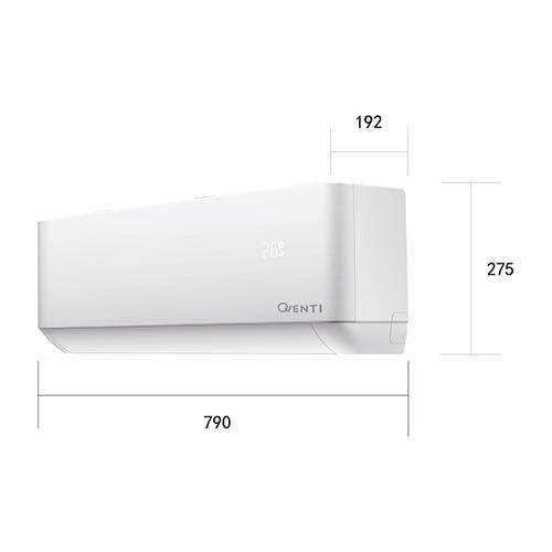 QVENTI Flex Design Beige Single-split wand airconditioner 3.5kW