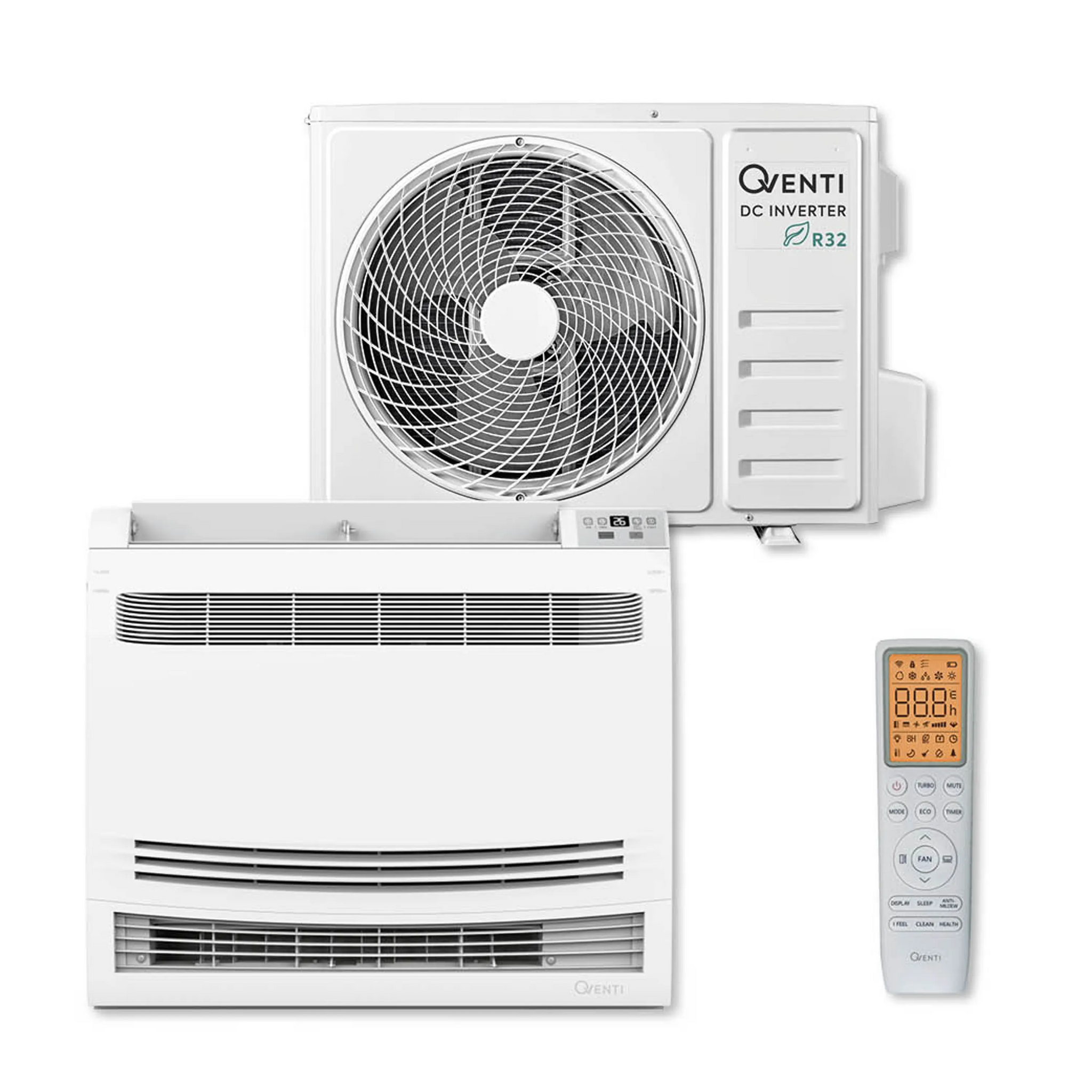 QVENTI Matador Single-split Vloer airco set 3.5kW
