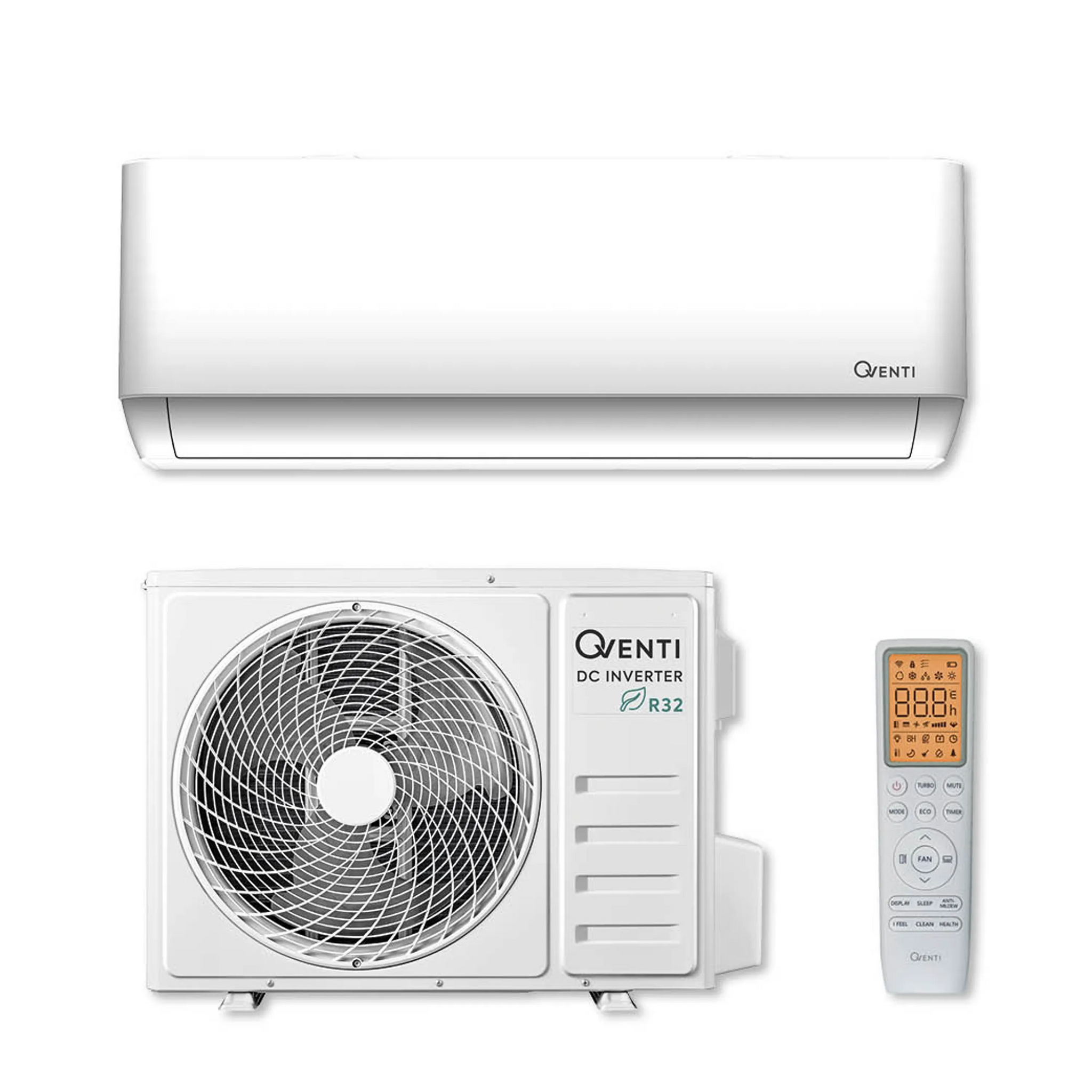 QVENTI HECO Single-split Wand airco set 5.1kW