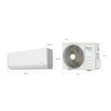 QVENTI HECO Single-split Wand airco set 5.1kW