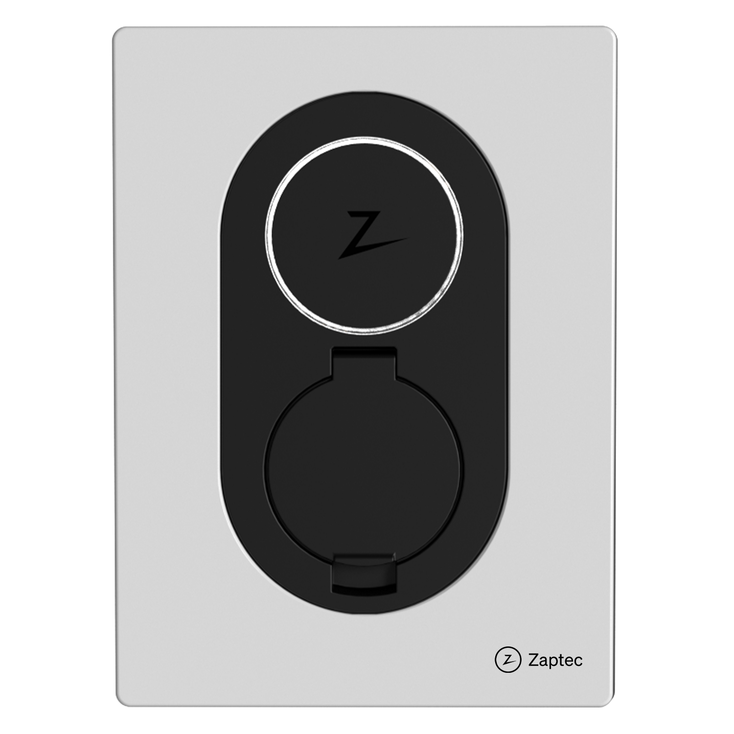 Zaptec GO - Voorzijde kap - Cloud White