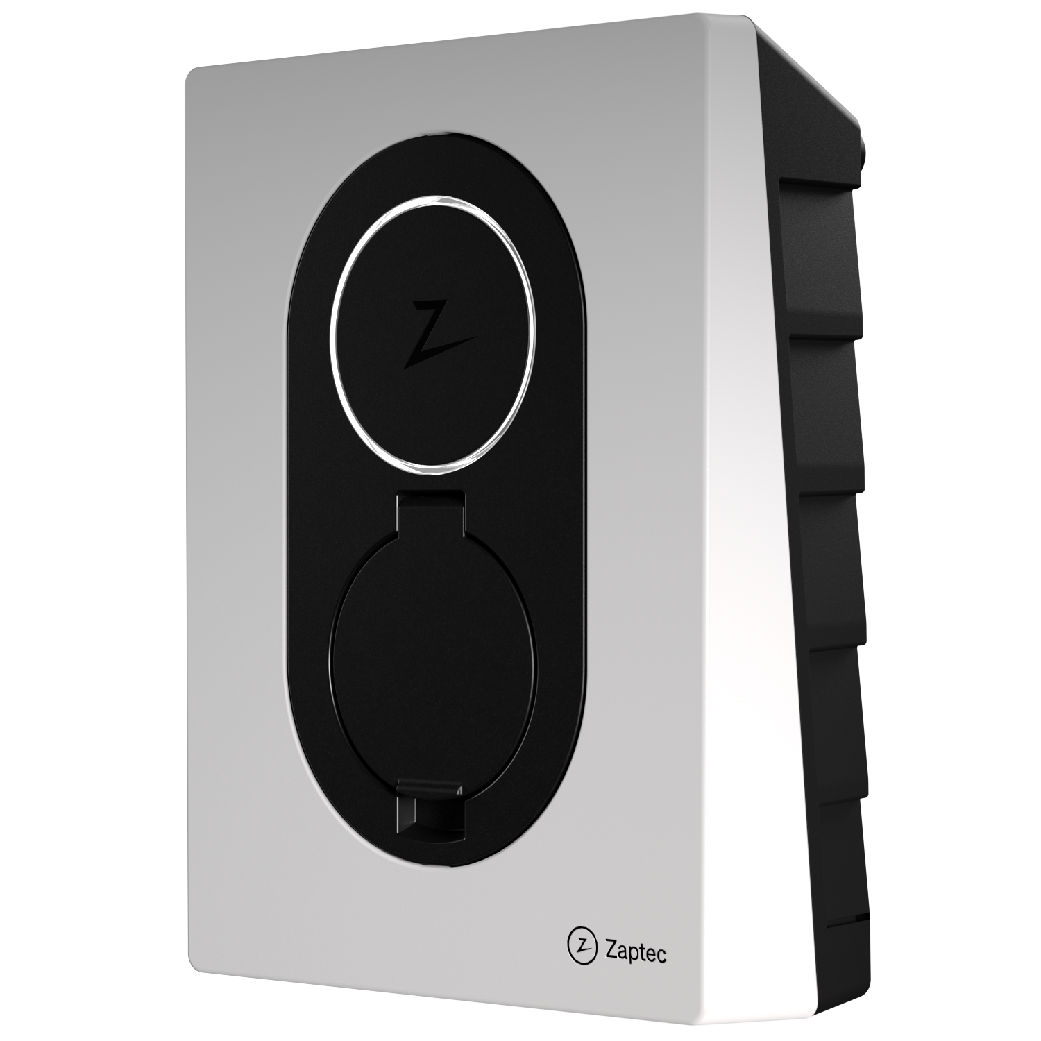 Zaptec GO - Voorzijde kap - Cloud White