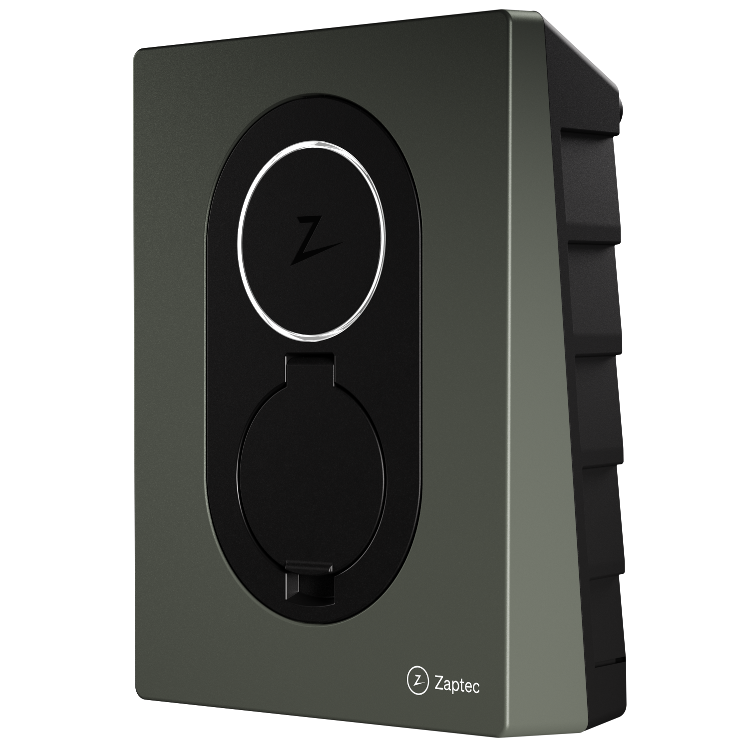 Zaptec GO - Voorzijde kap - Moss Green