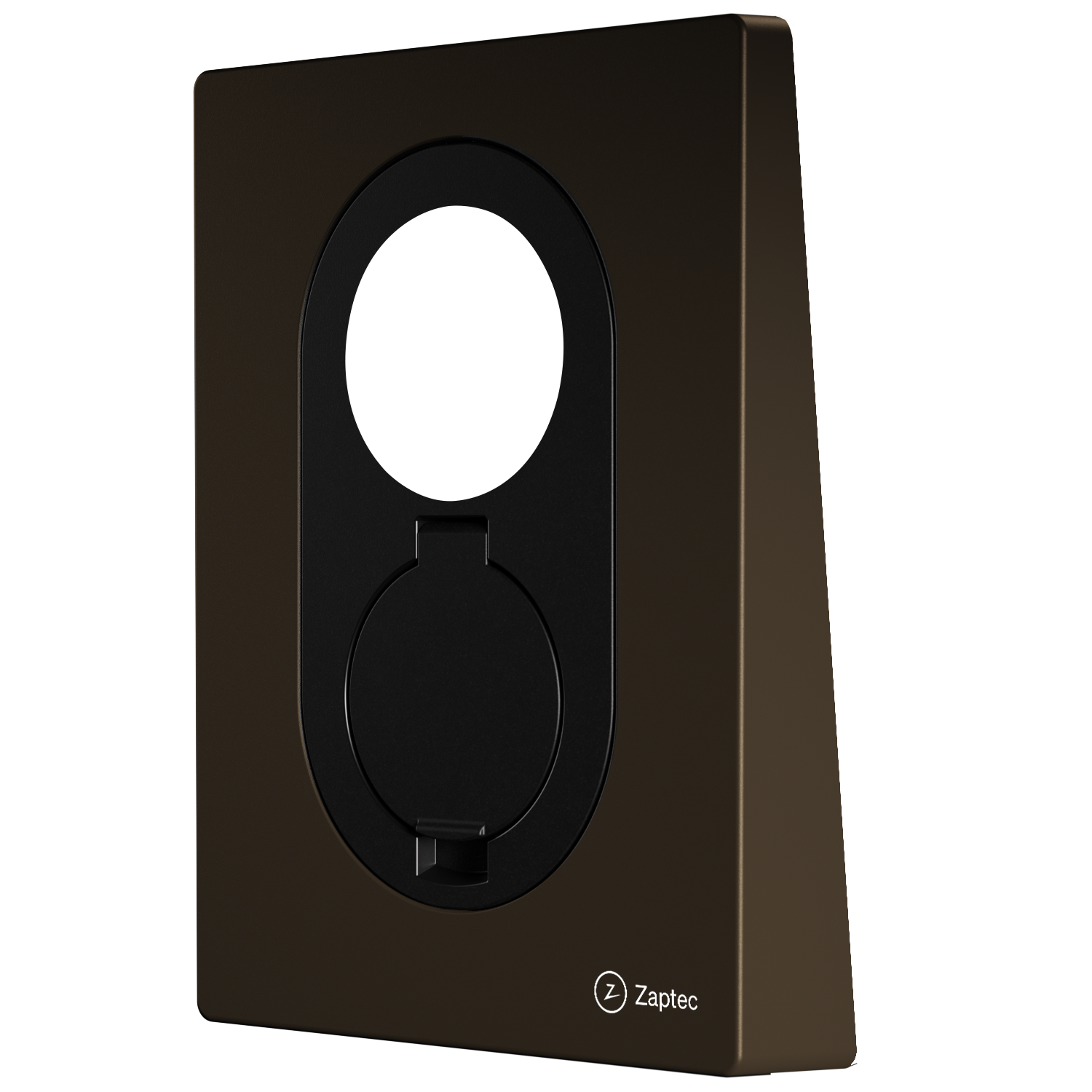 Zaptec GO - Voorzijde kap - Wood Brown