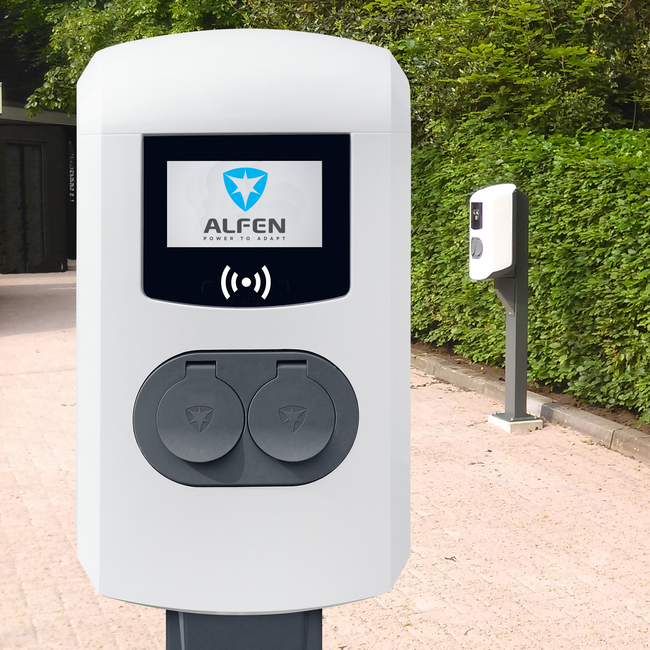 Alfen Logo in display