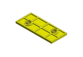 Van der Valk | ValkPitched - Clamp | Kunststof opvulplaat | 3mm
