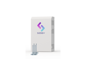 Sessy slimme thuisbatterij 5kWh wit staand