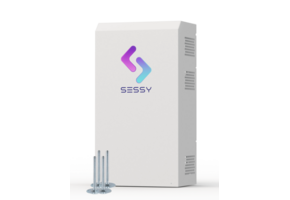 Sessy slimme thuisbatterij 10kWh wit staand