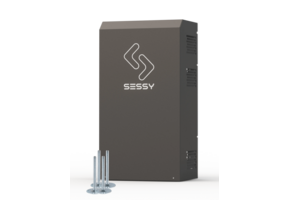Sessy slimme thuisbatterij 10kWh zwart staand