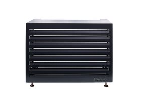 QVENTI Airco cover louvre basis Antraciet 115*85*57,5cm