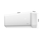 QVENTI Flex Design Antraciet Single-split wand airco 7kW