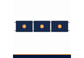 ClickFit EVO | Montageset | 3 panelen | Landscape | Pannendak | Grijs