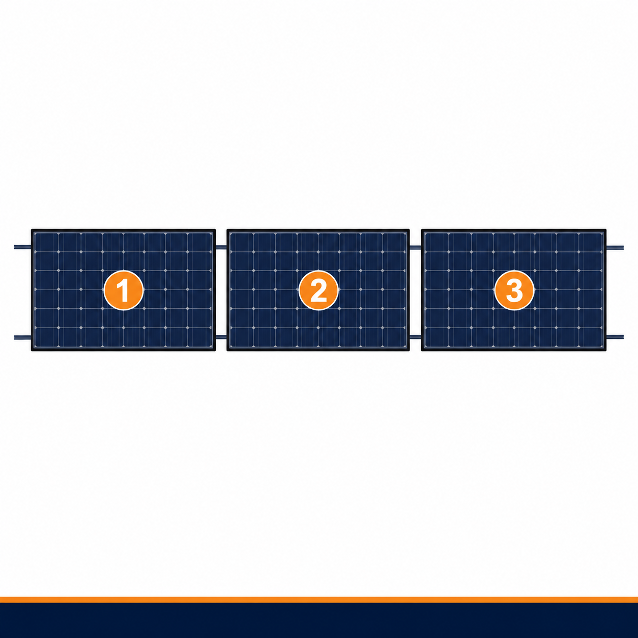 ClickFit EVO | Montageset | 3 panelen | Landscape | Pannendak | Grijs