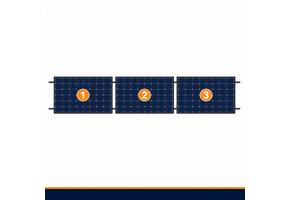 ClickFit EVO | Montageset | 3 panelen | Landscape | Pannendak | Grijs