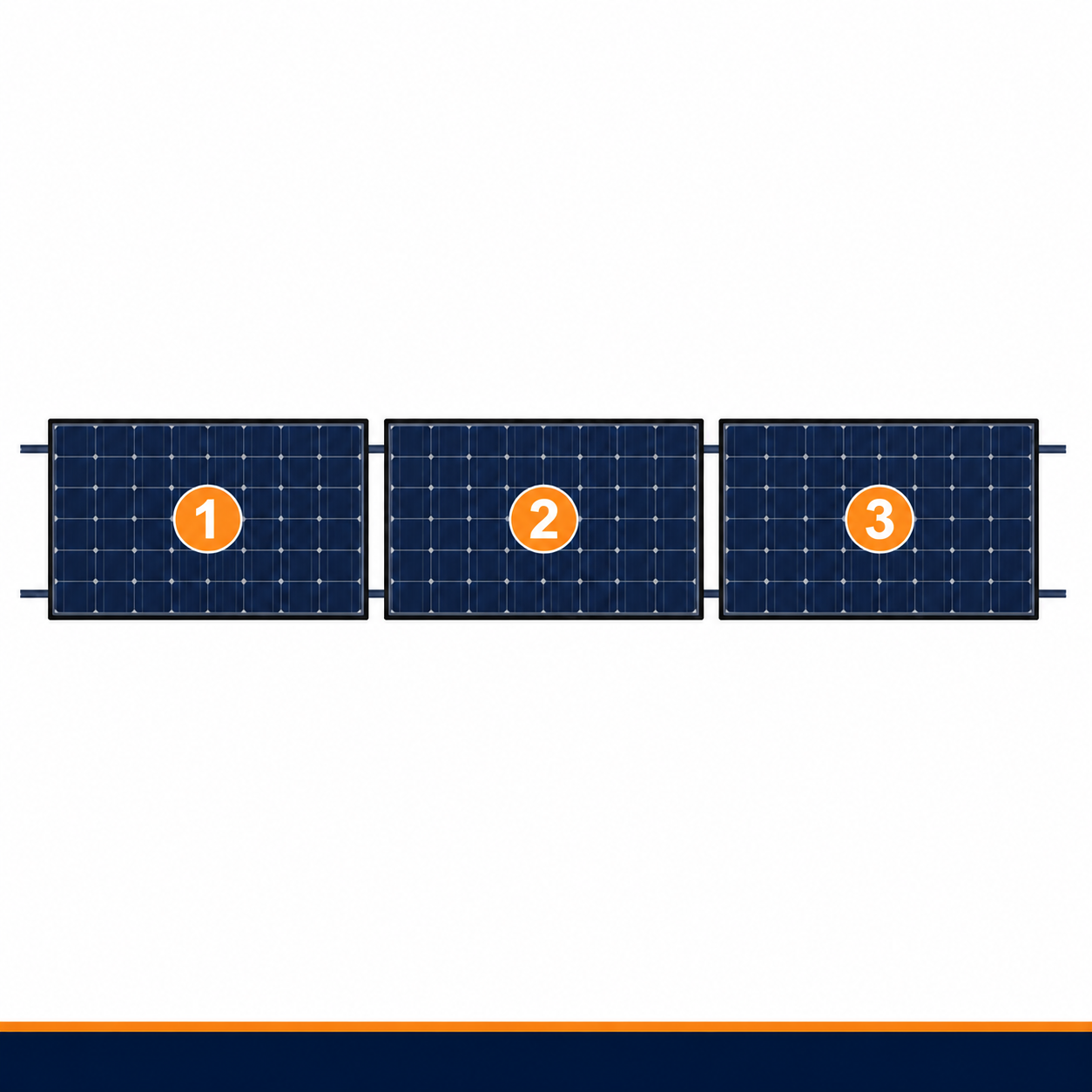ClickFit EVO | Montageset | 3 panelen | Landscape | Pannendak | Grijs
