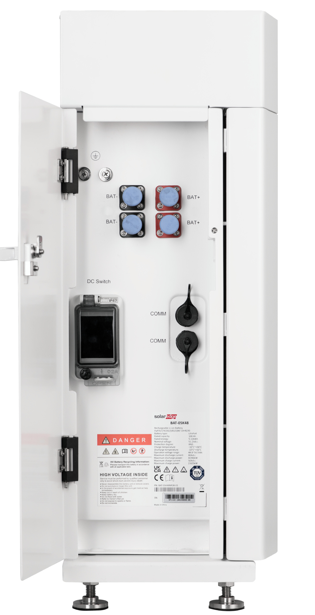 SolarEdge Home Battery 48V, Low Voltage, 4,85kWh