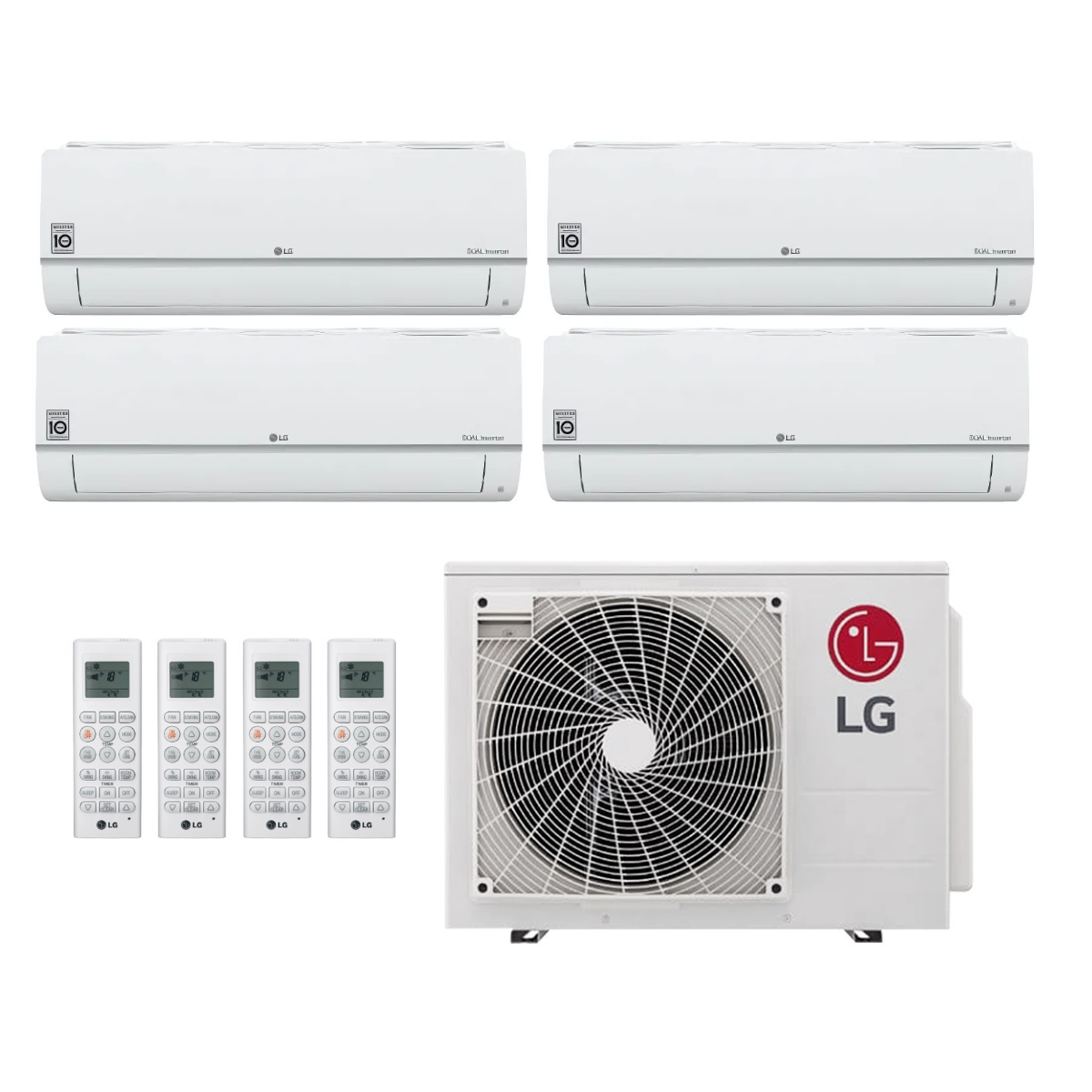 LG MU4R25-09090912 Multi-split airco 7.0kW - Set