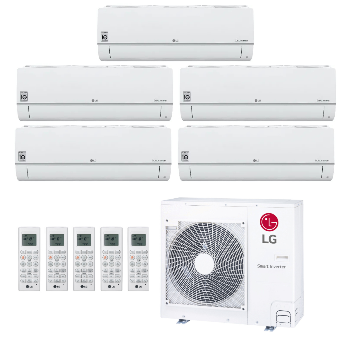 LG MU5R36-0909121218 Multi-split airco 11.2kW - Set