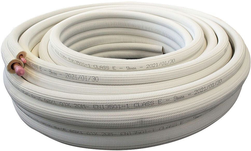 Duo geisoleerde koelleiding 3/8-5/8" rol 20 meter