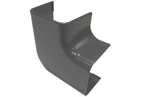 ClimaPlus CP7055-FLA Haakse platte bocht Zwart