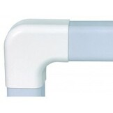 ClimaPlus CP7055-FLA Haakse platte bocht Zwart