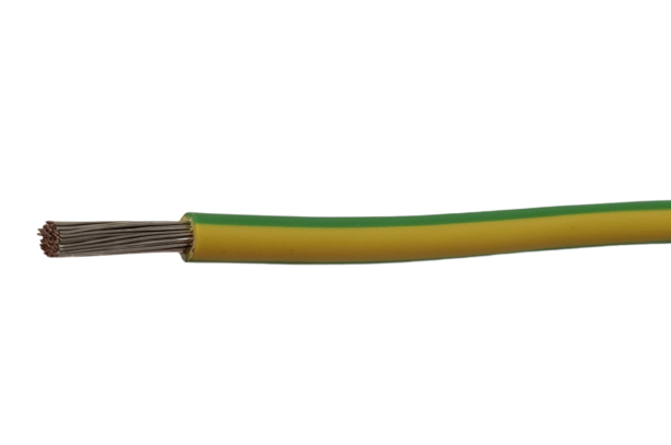Athilex 1x4mm2 H07Z1-K Groen/Geel Vertind en UV-bestendig B2CA - 500 MTR