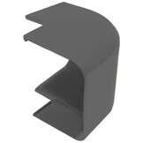 ClimaPlus CP7055-EXT Haakse buitenbocht Zwart
