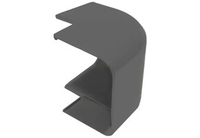 ClimaPlus CP7055-EXT Haakse buitenbocht Zwart