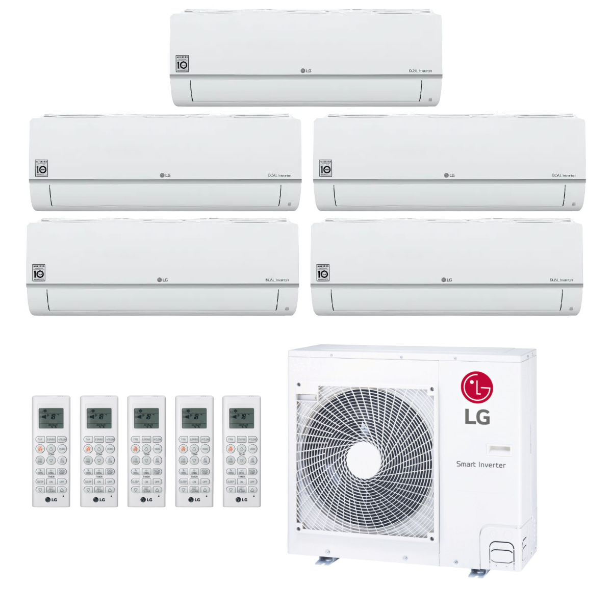 LG MU5R30-0909121218 Multi-split airco 8.8kW - Set