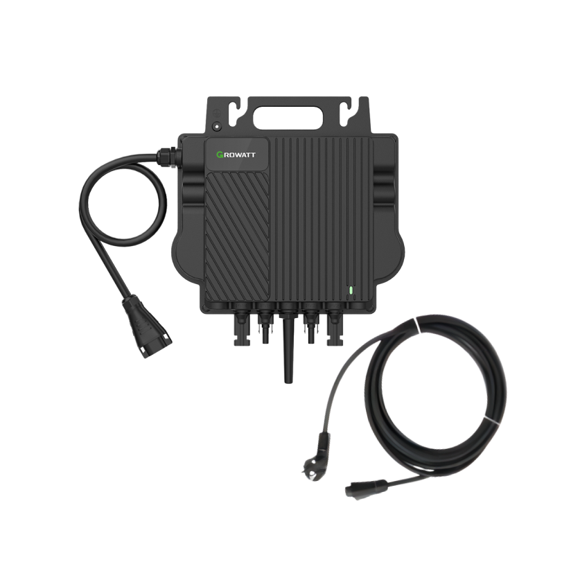 Growatt NEO 1000M-X (LoRa) Micro-omvormer incl. Growatt NEO AC-stroomkabel (5 m, 1.5 mm²)