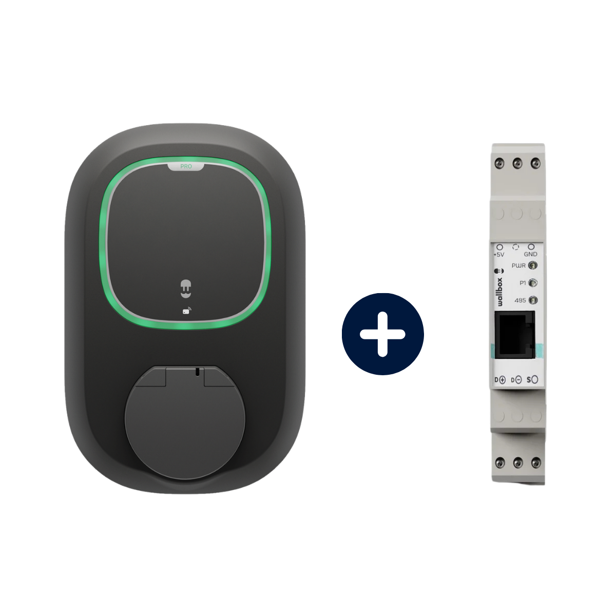 Wallbox Pulsar Pro met P1-Meter (22kW / Socket / Type 2 / 4G / RFID)