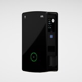 Wallbox ABL eM4 (22 kW / Enkel / Sluiter / Extender / Standaard / Zwart)