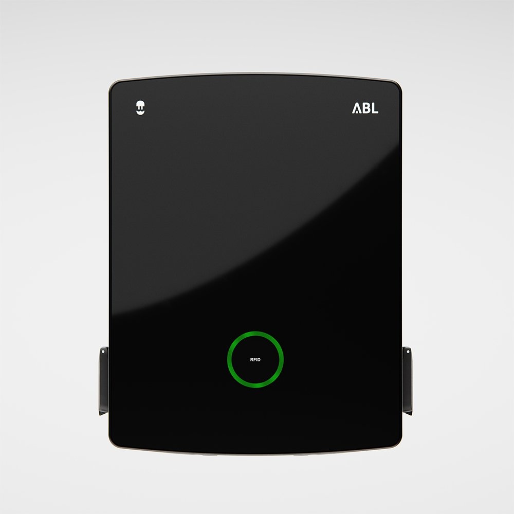 Wallbox ABL eM4 (22 kW / Dubbel / RCBO / Stopcontact / Controller / Standaard / Zwart)