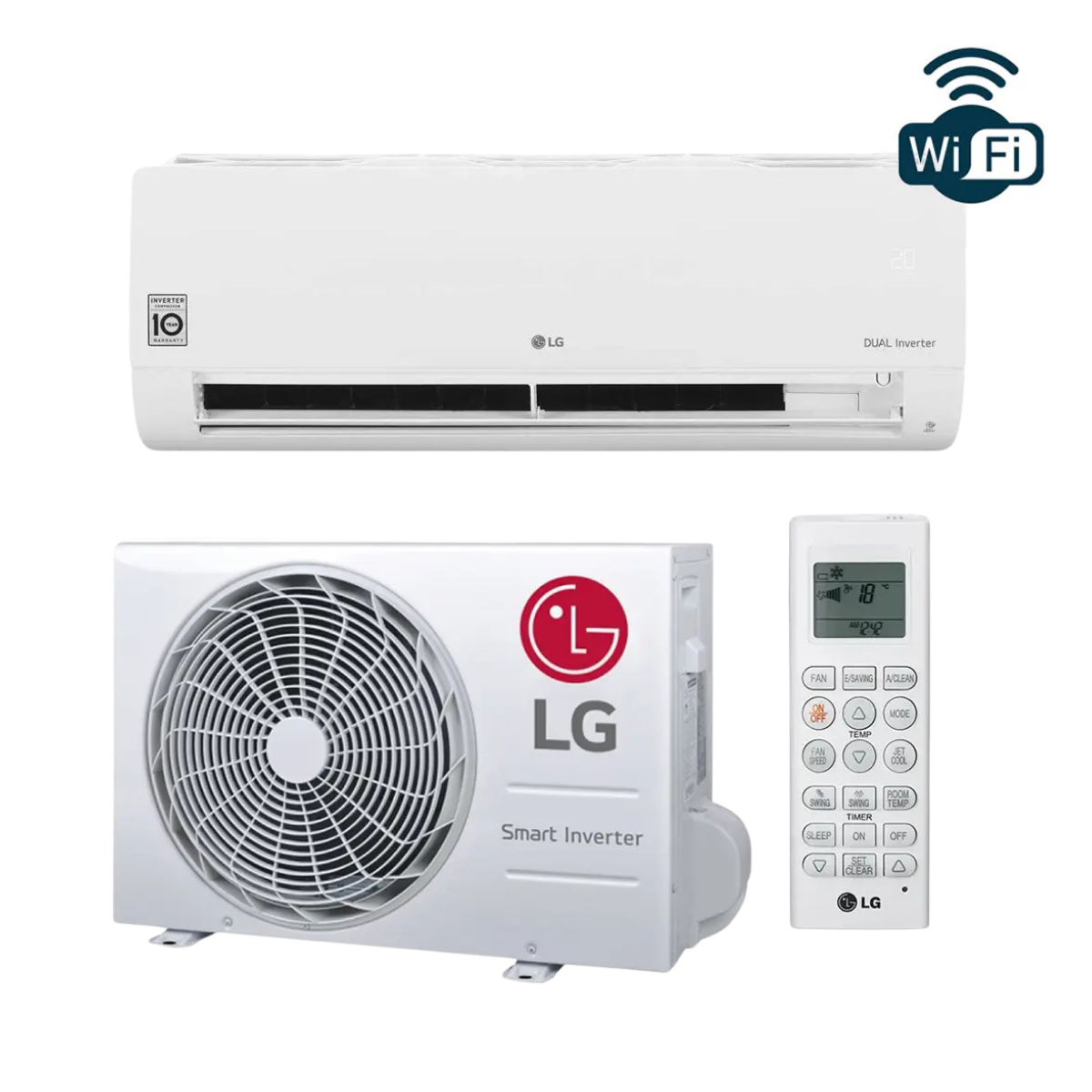 LG EZ09CYS Dualcool Comfort 2.5kW - Set