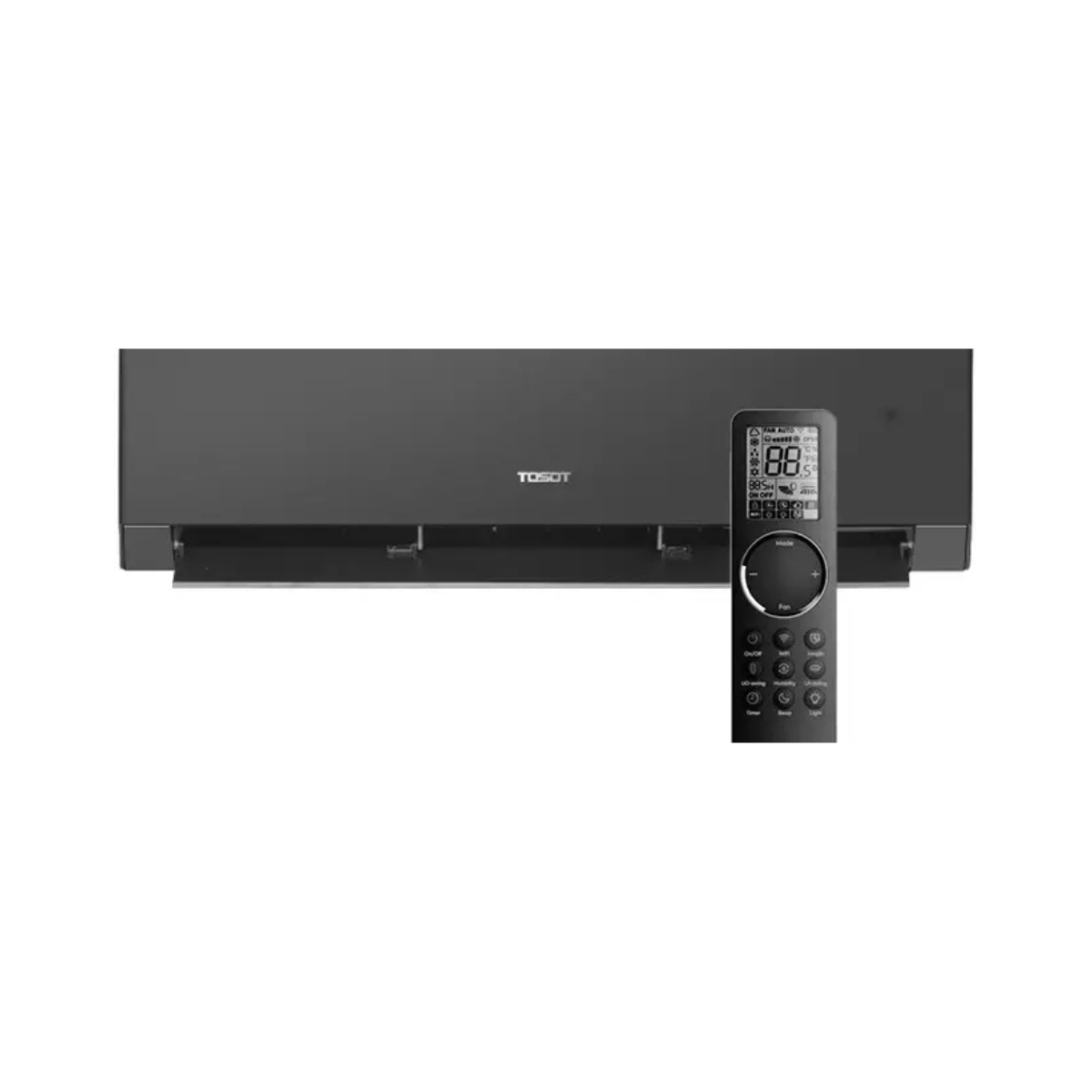 Tosot CLIVIA by GREE Zwart R32 3,5-3,8 kW - Binnenunit
