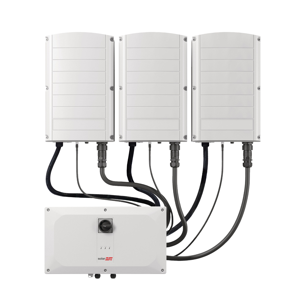 SolarEdge 3-Fase Omvormer Set 90kW - 100kW (3 Eenheden), DC-schakelaar, MC4, DC SPD