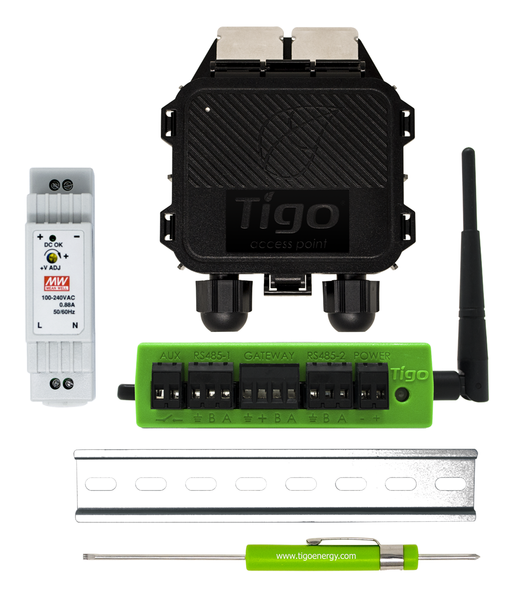 Tigo CCA Kit, TAP, DIN Rail PS