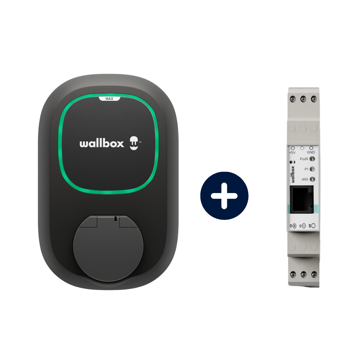 Wallbox Pulsar Max met P1-Meter (22kW / Socket / Type 2)