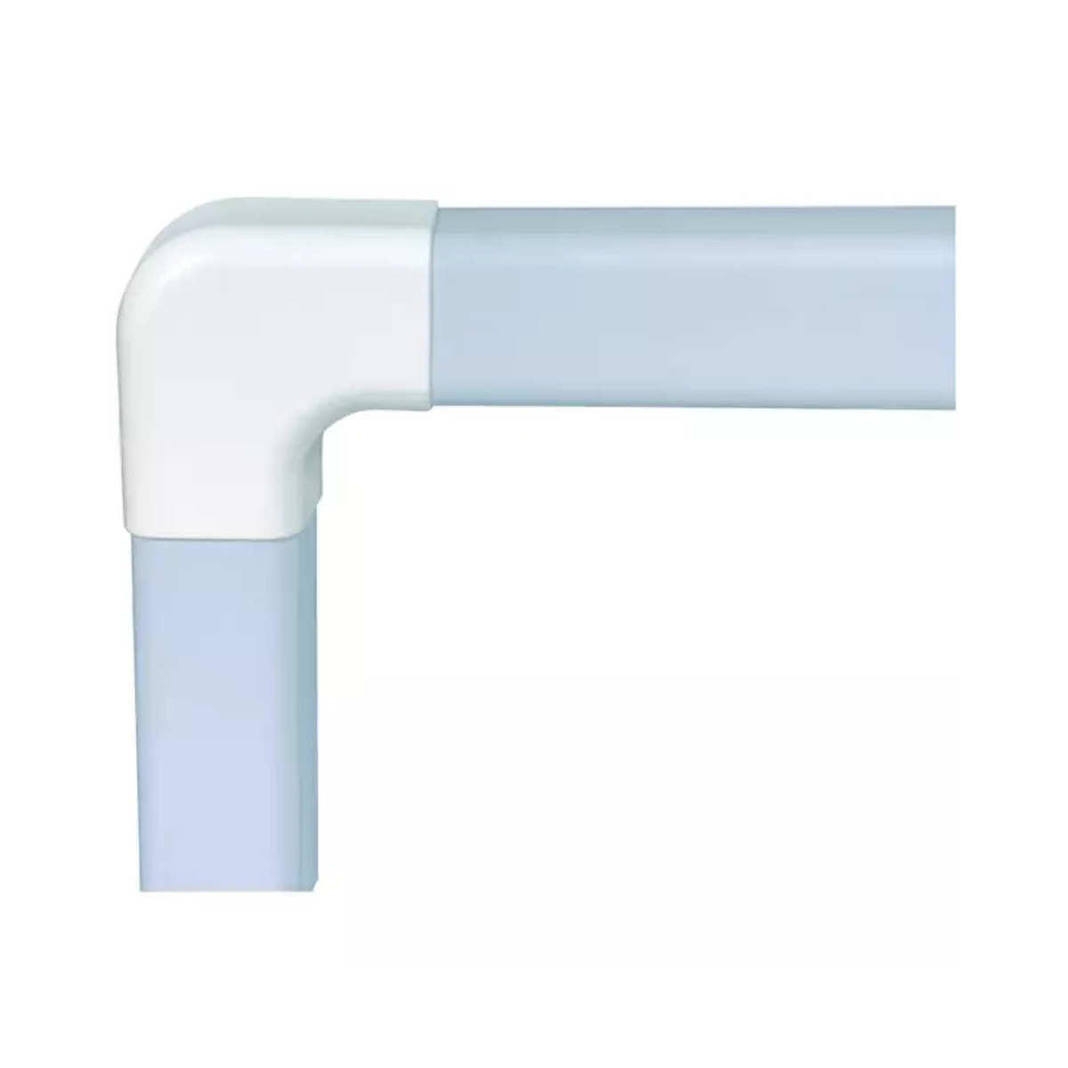 ClimaPlus CP7055-FLA Haakse platte bocht Wit