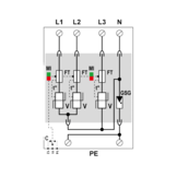 Citel DAC15CS-31-275 AC-overspanningsbeveiliging - Type 2+3 - 3-Fase+N